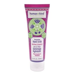 human + kind Moisturizing Elderflower and Raspberry‎ Hand Scrub